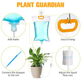 3.5L IV Plant Life Drip Watering Bag with Adjustable Automatic Plant Watering System Waterer Spikes Plant Life Support Watering Bag(10 Pack)