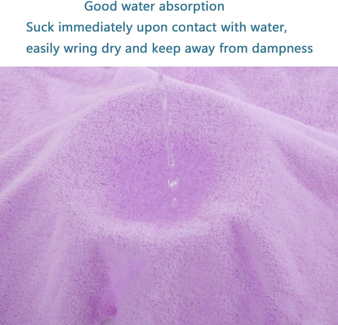 Coral Fleece Set Soft Bath Towel Towel Two-in-One Coral Velvet Absorbent Bath Towels for Adults Face Towel Bath Towel Set Comfortable Highly Absorbent Soft Bathroom Towels Set