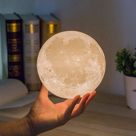 Multicolor Home Decoration customised table lamps touch mood lights moon lamp small 3d led night light(Bulk 3 Sets)