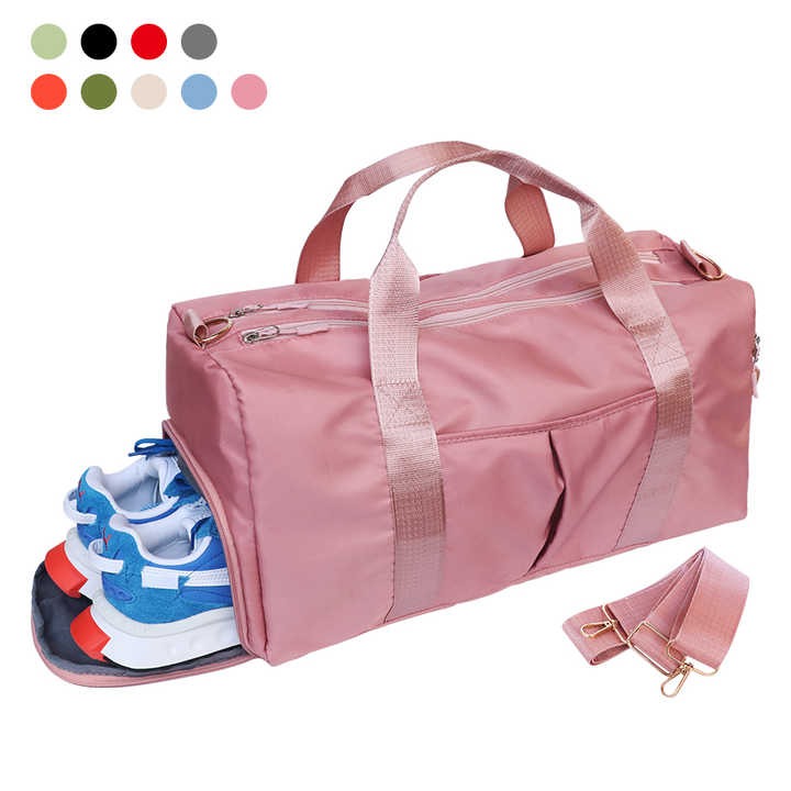 Freestyle Duffle Gym training bag lightweight nylon waterproof with shoe compartment