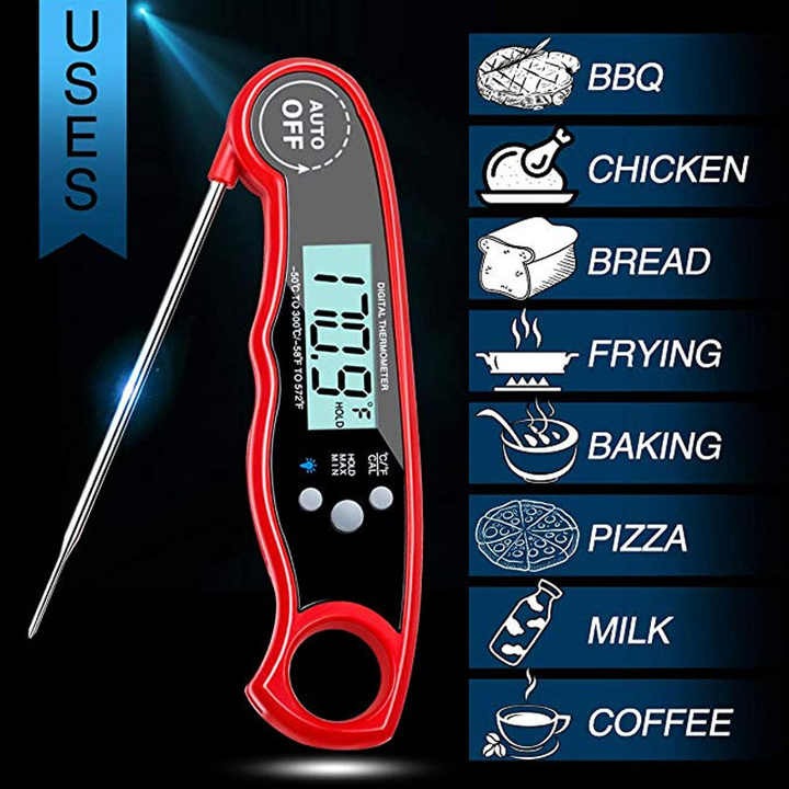 Ultra Fast Meat Thermometer for Cook out Grill(10 Pack)