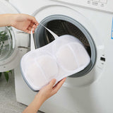 Wirefree Bra Laundry Bags for Washing Machine Underwear Mesh Wash Bags with Zipper Small Bra Protector in Washer