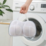Wirefree Bra Laundry Bags for Washing Machine Underwear Mesh Wash Bags with Zipper Small Bra Protector in Washer(Bulk 3 Sets)