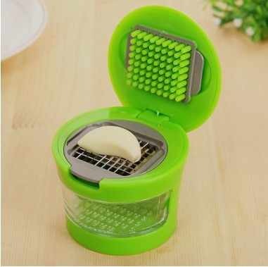 Garlic Grater Portable ABS Stainless Steel Press Chopper Slicer Hand Presser Grinder Crusher Kitchen Tool