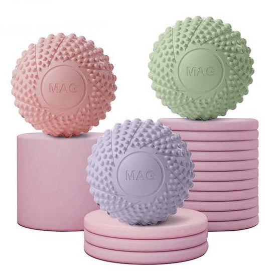 Hedgehog ball magnetic fitness Deep Tissue Back Massage, Foot Massager, Plantar Fasciitis & All Body Deep Tissue Muscle Therapy(Bulk 3 Sets)