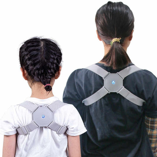Smart Posture Corrector for Women Men Kids, Electronic Posture Reminder with Sensor Vibration, Adjustable Upper Back Brace Straightener for Hunching(10 Pack)
