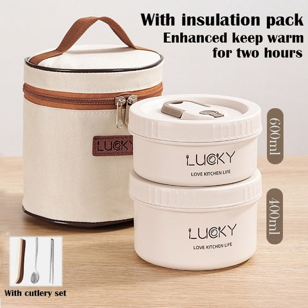 Portable Thermal Bento Lunch Box Set Insulated Lunch Container