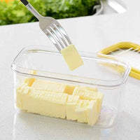 Butter Slicer Cutter Container Dish with Lid for Fridge(10 Pack)