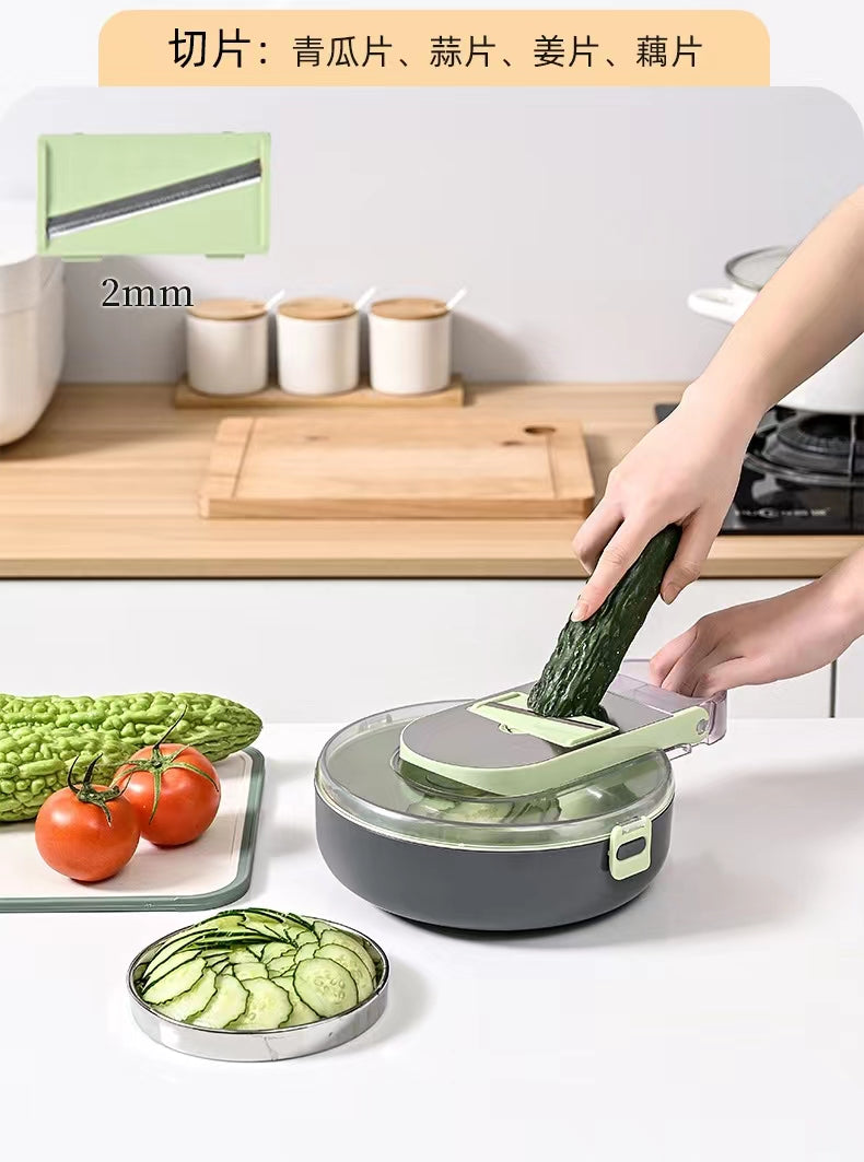 High Quality 13 in 1 Vegetable Chopper Cutter 13 in 1  Slicer Dicer Pro Onion Chopper Food Chopper with Container and Hand Guard