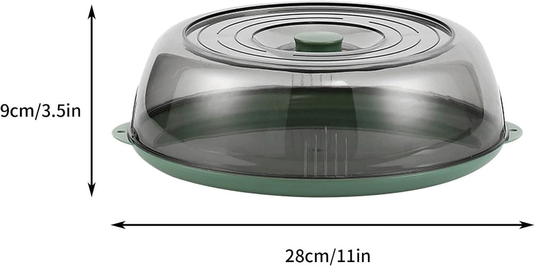 Multilayer Stackable Dust Proof Plate Food Cover Round Dish Cover Clear Plastic Insulation Food Cover