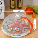 High Temperature Resistance Food Plate Cover Clear Microwave Splatter Cooker Lid with Steam Vent Microwave(10 Pack)
