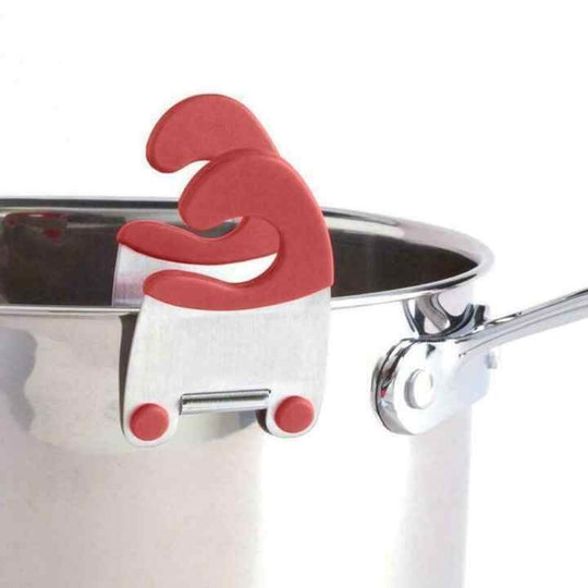 Kitchen Spoon Holder Utensil Pot Clips Cooking Kitchen Utensils Clamp Frame Dual Purpose