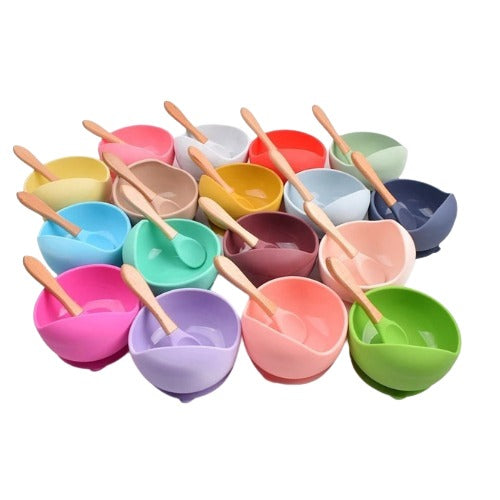 Perfect Cute Baby Silicone gift set bowls Combo Pack