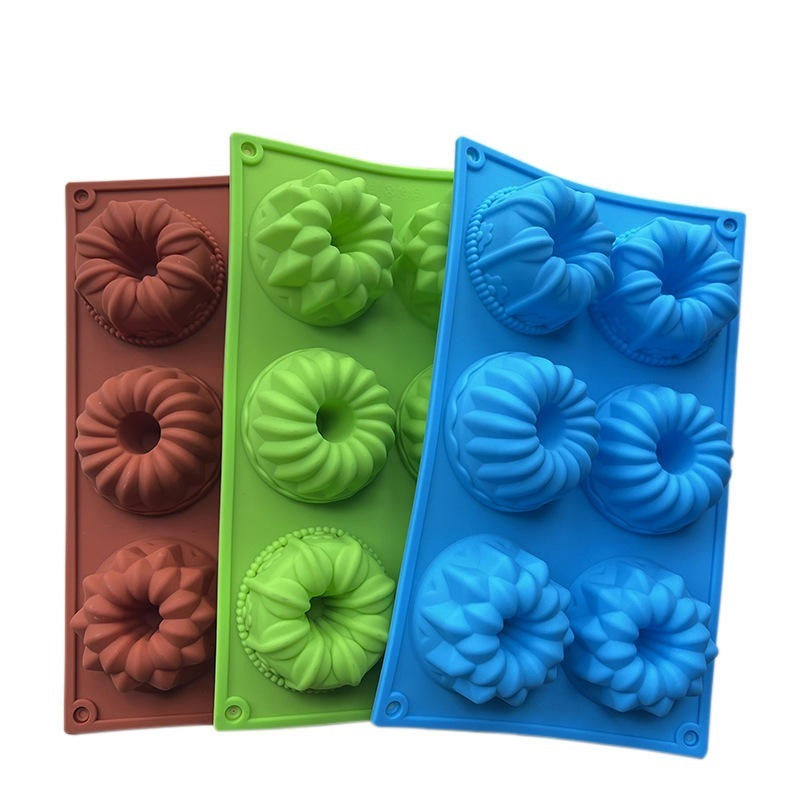 Double Deck Snack Box Flower Shaped & Silicone Bundt Cake Molds Combo Pack(Bulk 3 Sets)