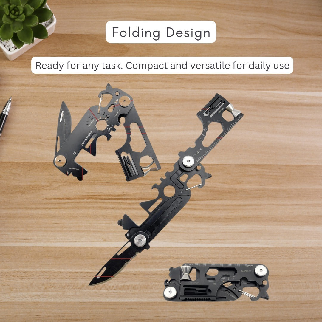 Compact Multi Tool Pocket Knives for Camping & Pocket Tools With Screwdriver Combo Pack(Bulk 3 Sets)