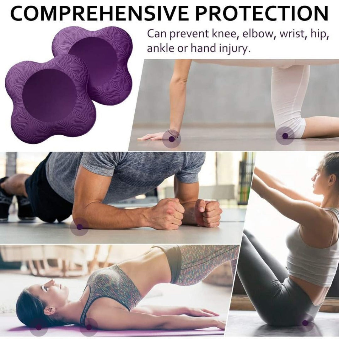 Adjustable Knee Brace Wraps Hinged Nylon & Yoga Knee Pad Cushion Combo Pack(10 Pack)