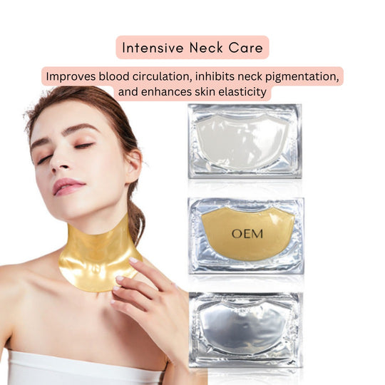 Gold 24k collagen neck mask  & Buttocks Mask Whitening Lift Collagen Pack