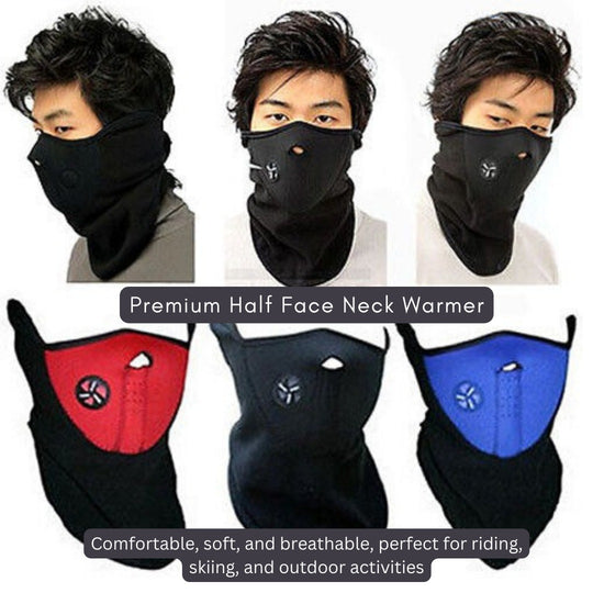 Half Face Neck Warmer Gaiter Mask &  Leg Bag Waterproof Thigh Pouch Pack(10 Pack)