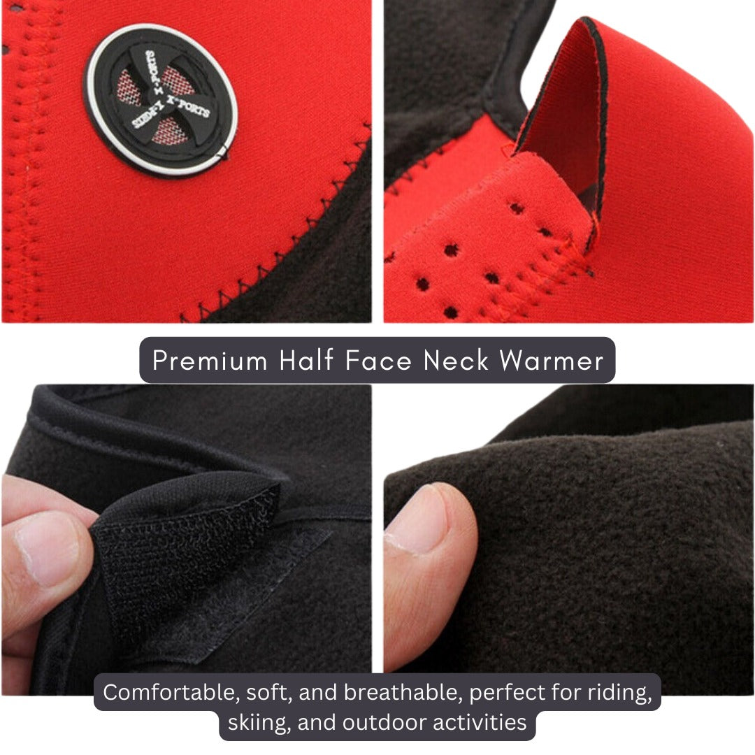 Half Face Neck Warmer Gaiter Mask &  Leg Bag Waterproof Thigh Pouch Pack(10 Pack)