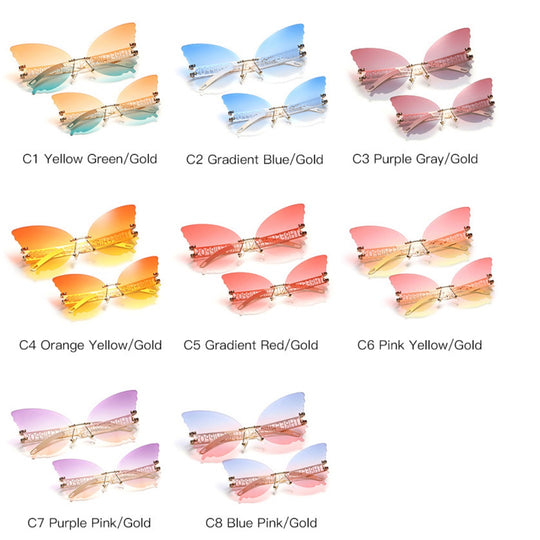 Sun Glasses Big Butterfly shaped & 3D Sleeping Eye Mask Pack