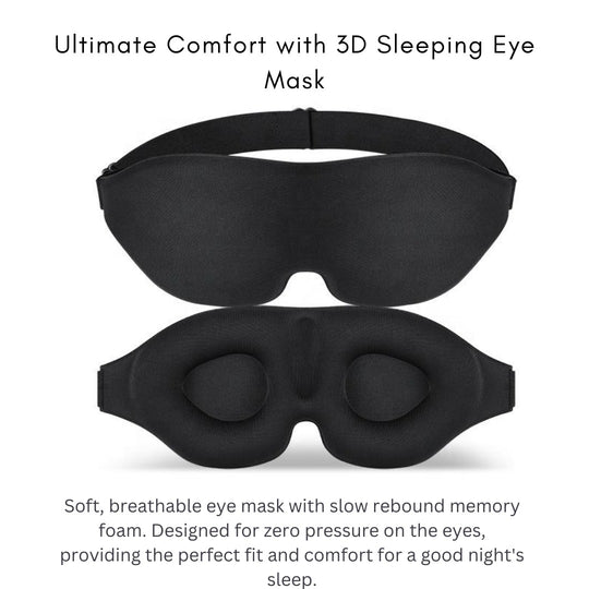 Sun Glasses Big Butterfly shaped & 3D Sleeping Eye Mask Pack