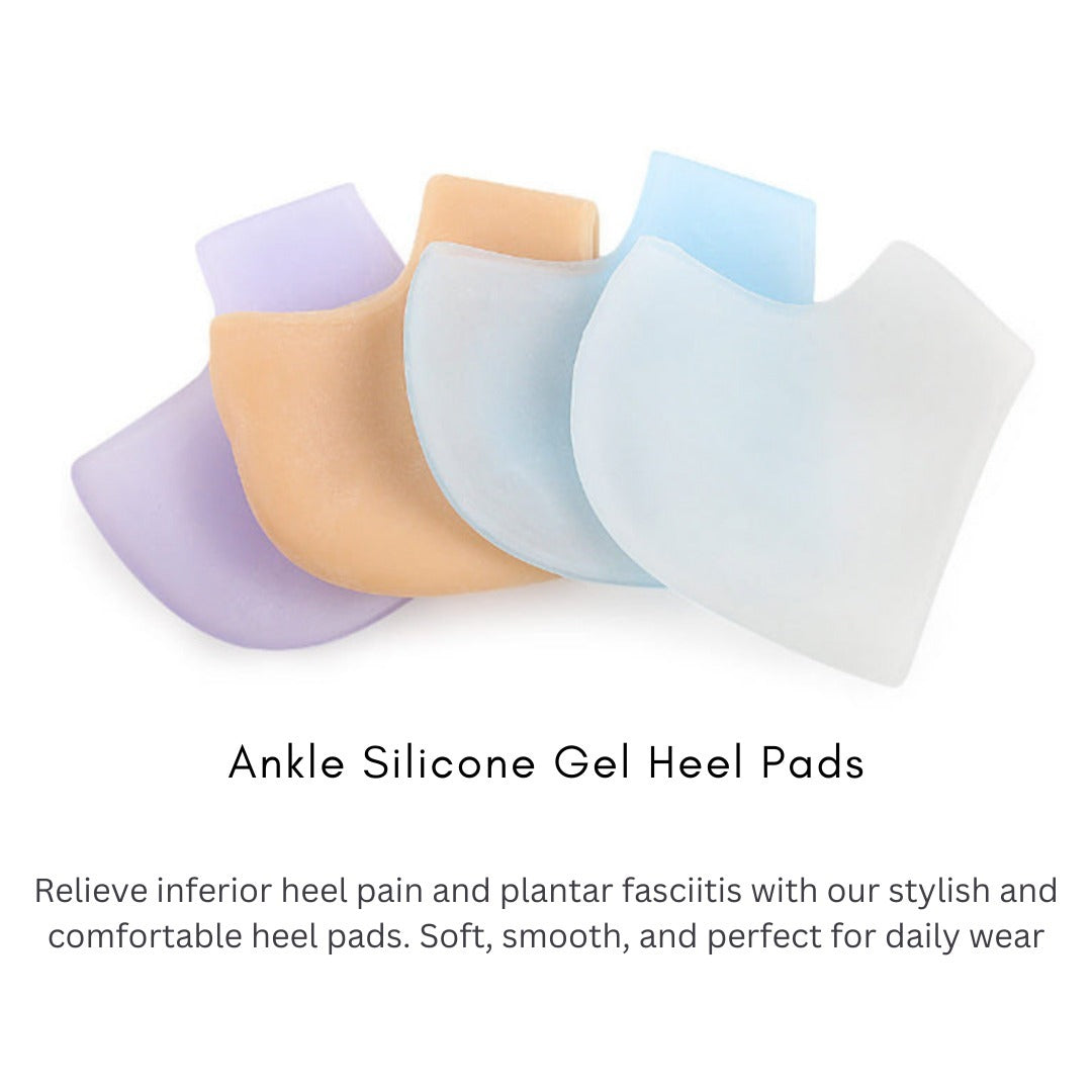 Ankle Silicone Gel Heel Pad & Insoles Flat Feet Correction Orthopedic Pack(Bulk 3 Sets)