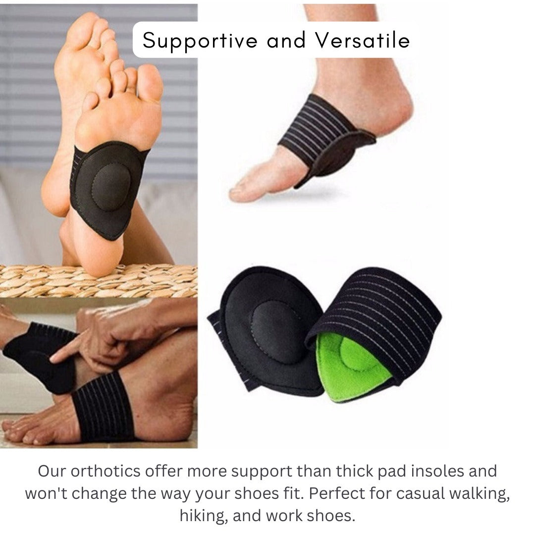 Ankle Silicone Gel Heel Pad & Insoles Flat Feet Correction Orthopedic Pack