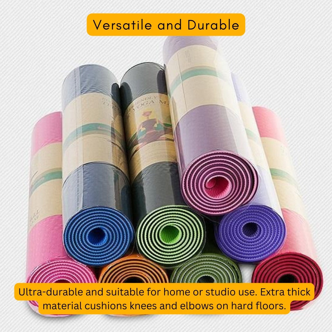 Yoga Mat Fitness & Exercise Mat & Thigh Exercise Equipment Circle ring Pack