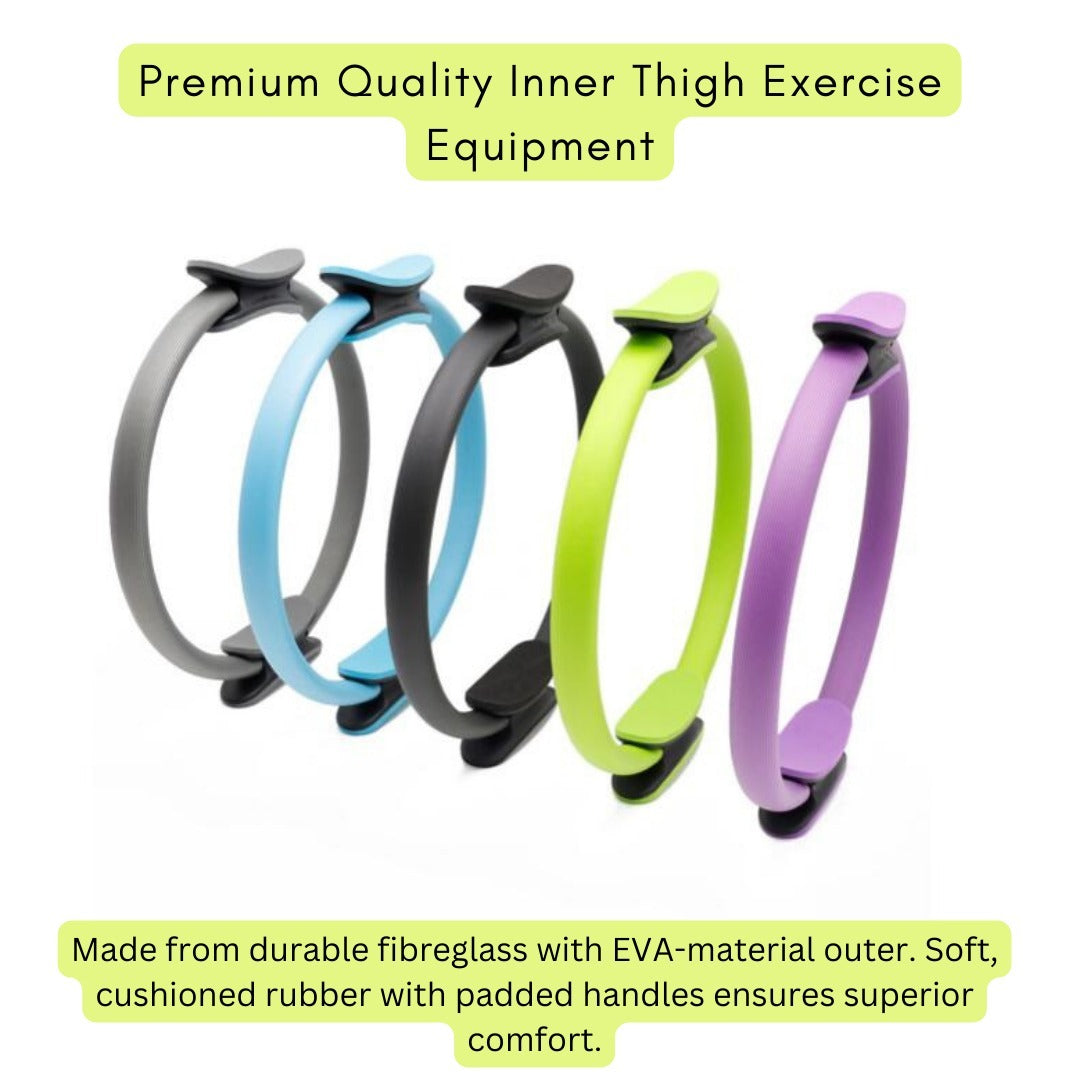 Yoga Mat Fitness & Exercise Mat & Thigh Exercise Equipment Circle ring Pack(10 Pack)