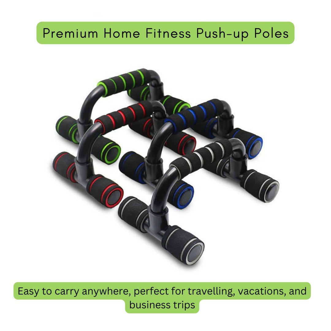 Gym waterproof training bag & Home Fitness Push-up Pole Workout Handle Pack(Bulk 3 Sets)