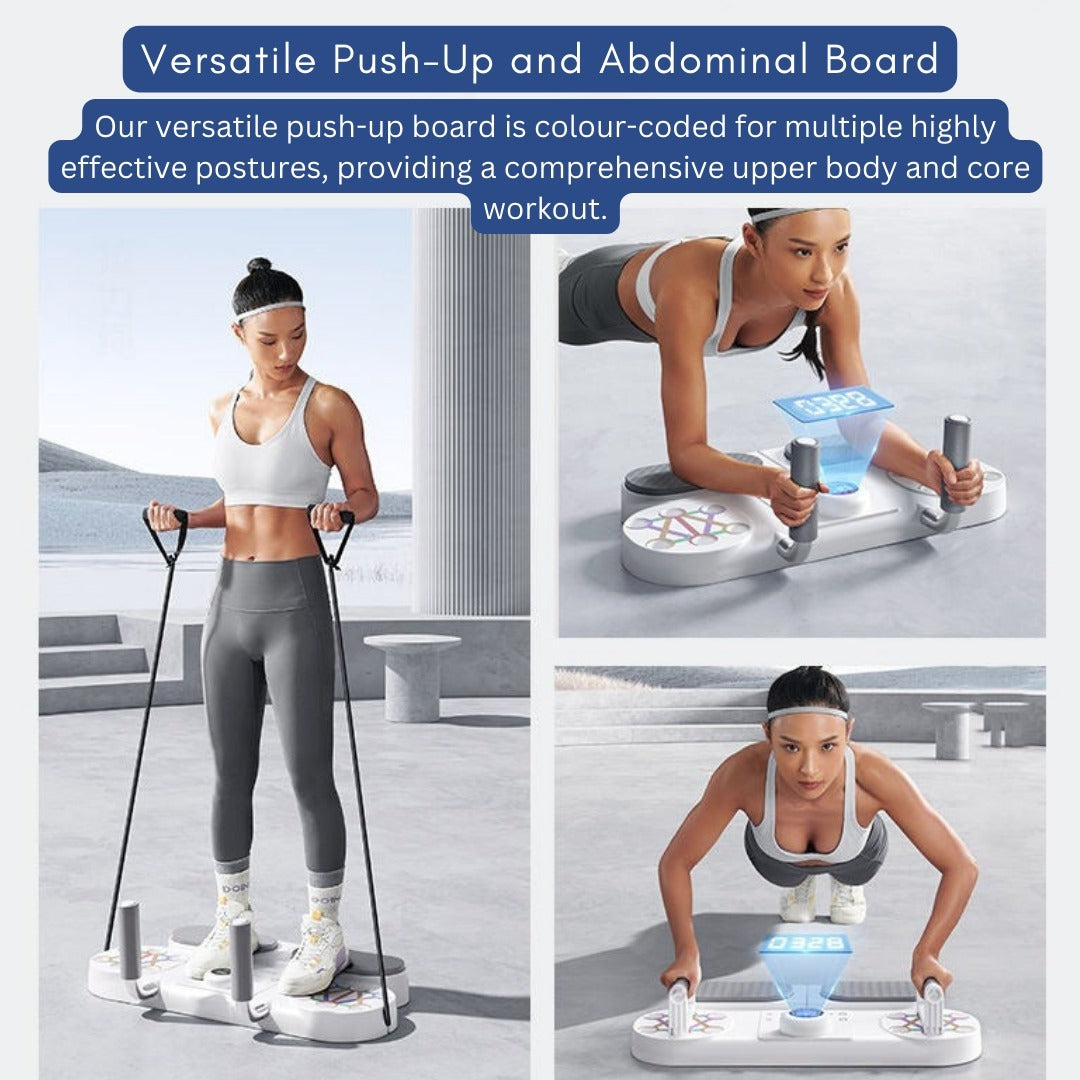 Multi-functional plank support & Rubber Landmine Attachment for Barbell Pack