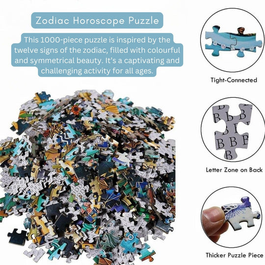 Zodiac Horoscope Puzzle Toys Collection & Toddlers with Buckles and Zippers Pack(10 Pack)