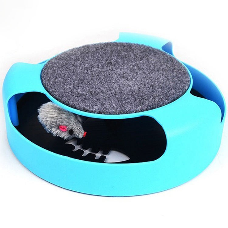 3 in 1 Glove Set for Pets Brush & Cat Tunnel Toy Moving Mouse Pack