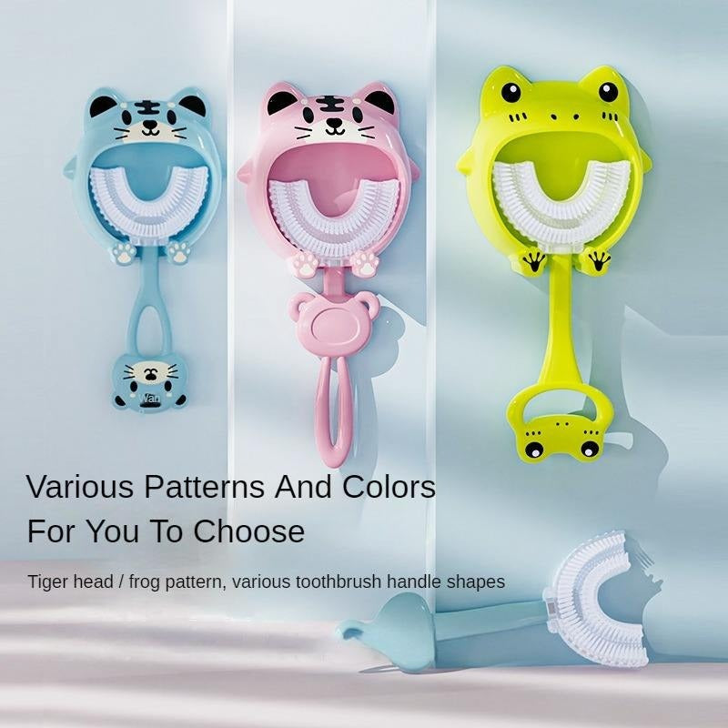 Organic 100% Cotton Muslin Teething Cloths & Baby Tooth Brush U Shape Pack(Bulk 3 Sets)