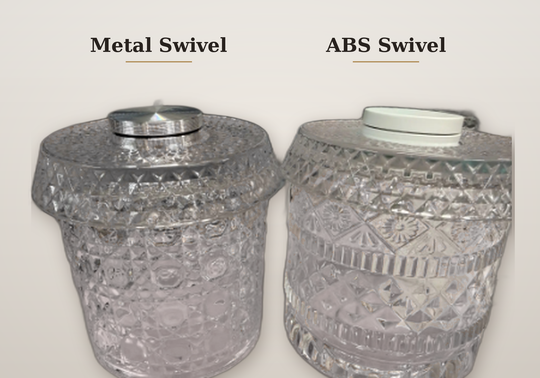 ABS Swivel vs Metal Swivel base comparison