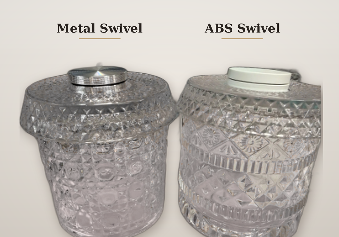 ABS Swivel vs Metal Swivel base comparison