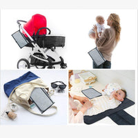 Perfect Baby Shower Gift Portable Diaper Waterproof Travel Changing Pad for Baby(Bulk 3 Sets)