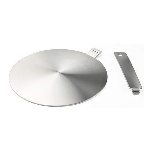 5.5 inch stainless steel heat diffuser plate with detached handle
