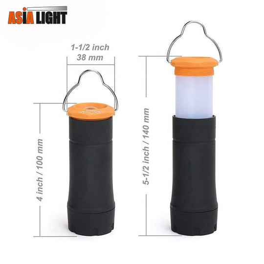 Portable 2 in 1 LED Telescopic Camping Lantern (10 Pack)