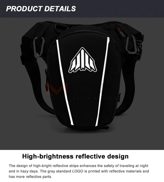 Drop Leg Bag Waterproof Thigh Pouch Waist Pack Motorcycle Sport Expandable Backpack Multi Pocket