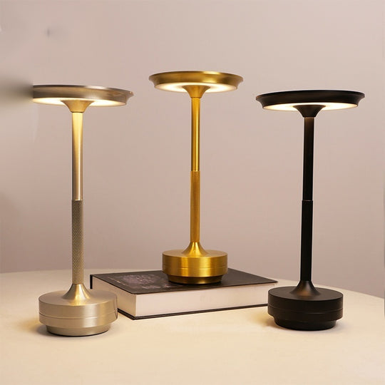 Portable Cordless LED Table Lamp | 6000mAh Rechargeable Battery Stepless Dimming (MOQ 10 Sets)