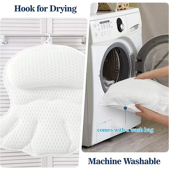 Luxury Bath Pillows for Tub Neck and Back Support (MOQ 10 sets)