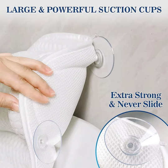 Luxury Bath Pillows for Tub Neck and Back Support (MOQ 10 sets)