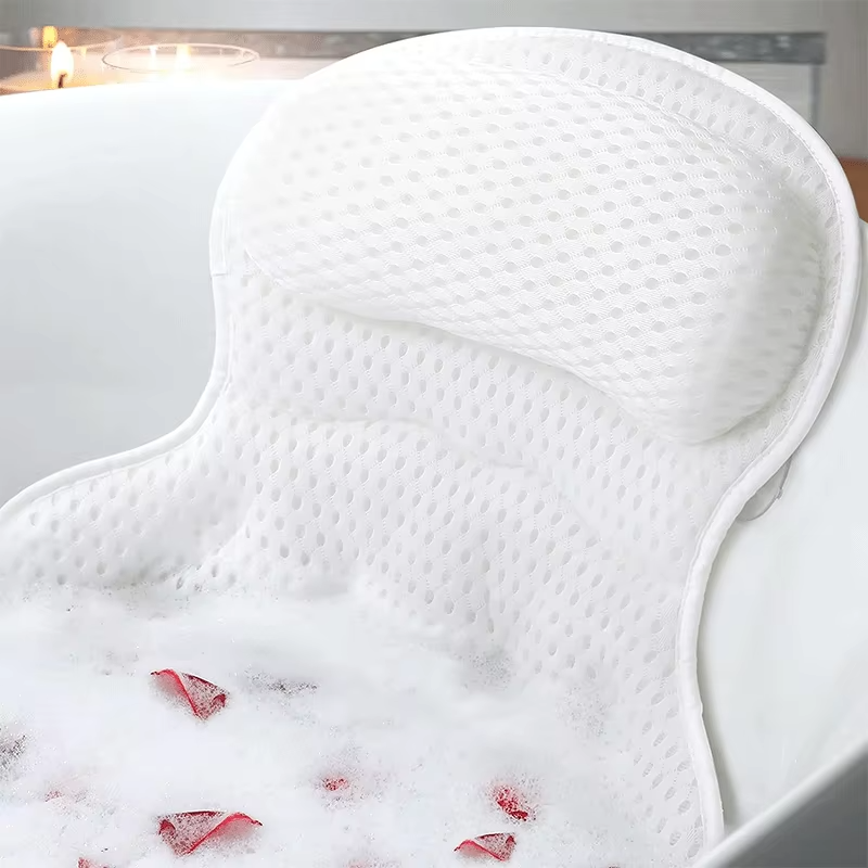 Luxury Bath Pillows for Tub Neck and Back Support (MOQ 10 sets)
