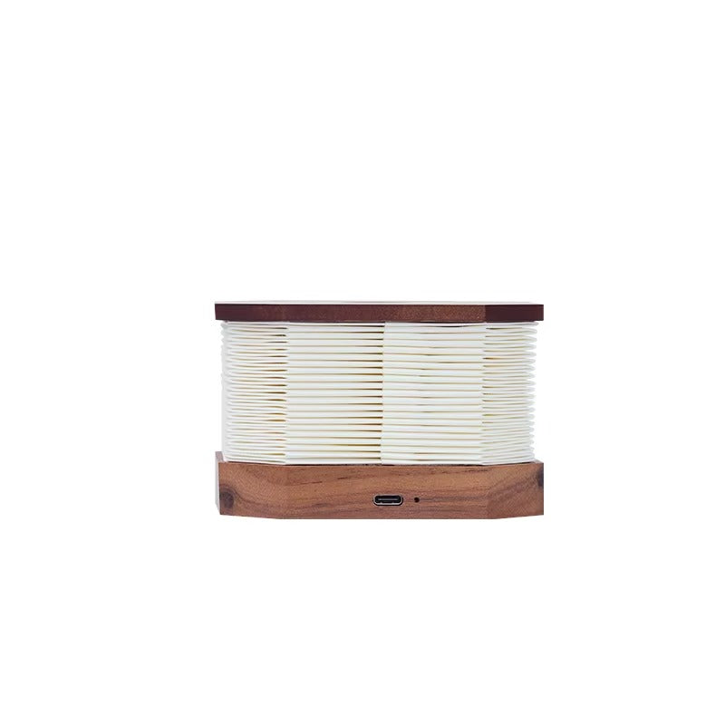 Rotating Rechargeable Folding Paper Vertical organ lamp (MOQ 10 Sets)