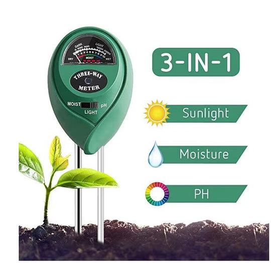 Soil Moisture Meter, Upgraded Stainless Steel Probe Soil pH