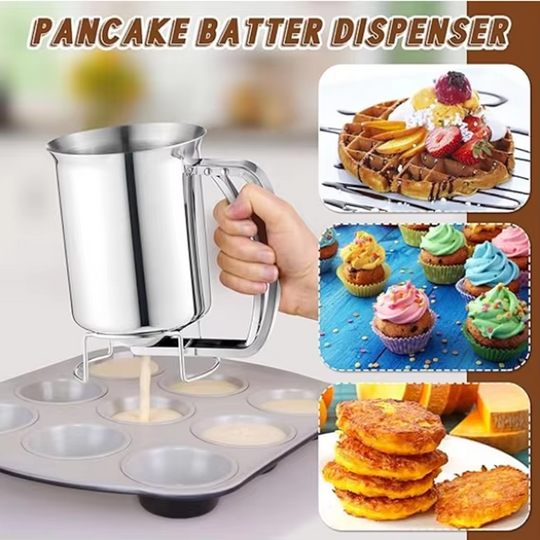 Stainless Steel Kitchen Flour Tool Mix Funnel Dispenser (MOQ 10 Pcs)