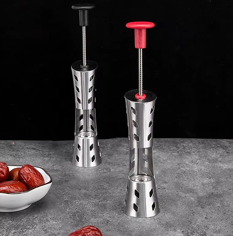 Stainless Steel, Durable, Press Type for Effortless Cherry Seed Removal
