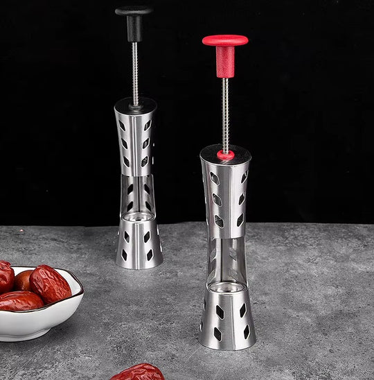 Stainless Steel, Durable, Press Type for Effortless Cherry Seed Removal