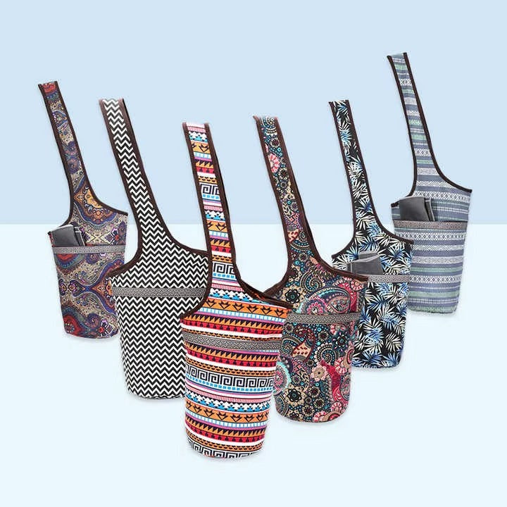 Yoga Mat Bag with Large Size Open Pocket (MOQ 10 Pcs)